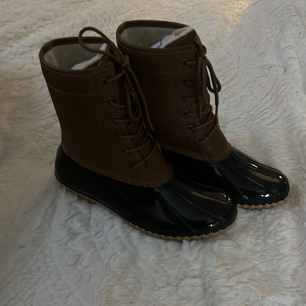 JBU Chocolate Brown lace up boots. Size 8.5. - Picture 4 of 4